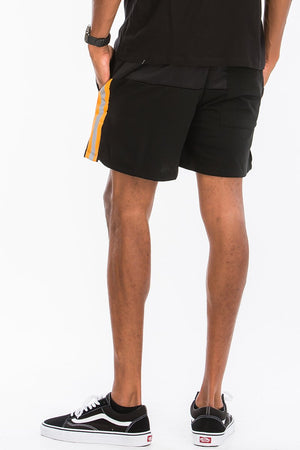 Quarter Mesh Reflective Tape Shorts