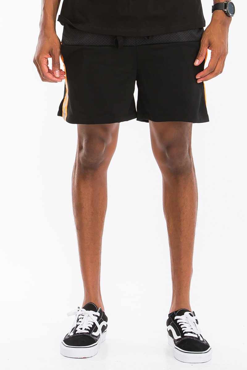 Quarter Mesh Reflective Tape Shorts