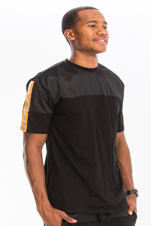 Mesh Cotton Reflective Tshirt