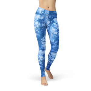 Jean Aqua Batik Leggings