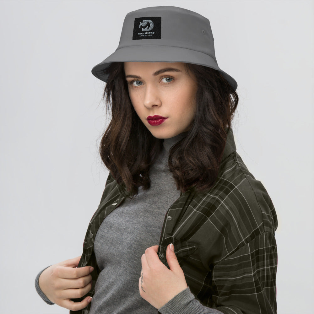 Unisex Mud Sweat Old School Bucket Hat