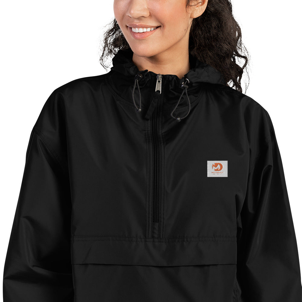 Women’s Mud Sweat Embroidered Champion Packable Jacket