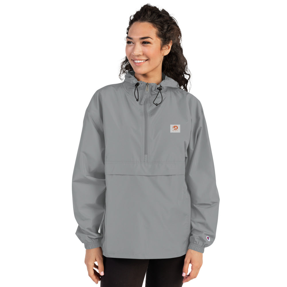 Women’s Mud Sweat Embroidered Champion Packable Jacket