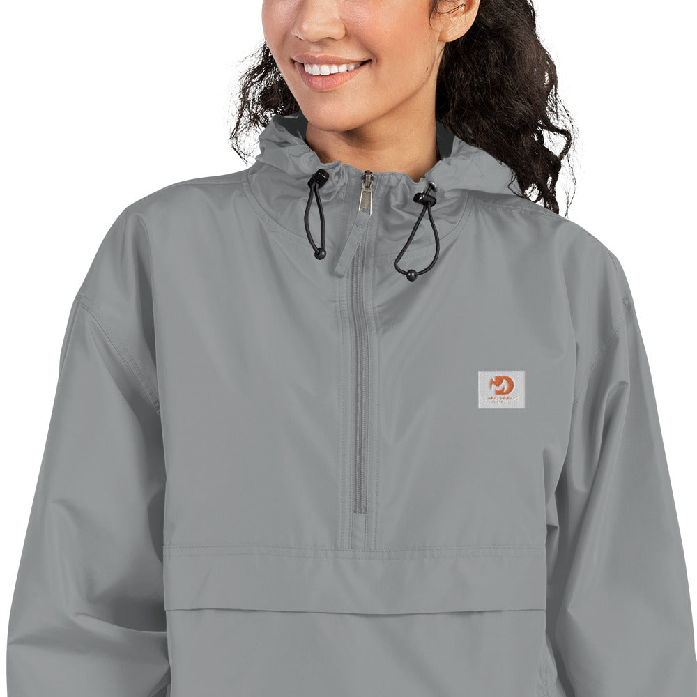 Women’s Mud Sweat Embroidered Champion Packable Jacket