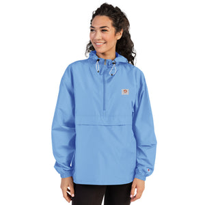 Women’s Mud Sweat Embroidered Champion Packable Jacket