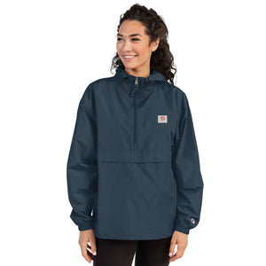 Women’s Mud Sweat Embroidered Champion Packable Jacket