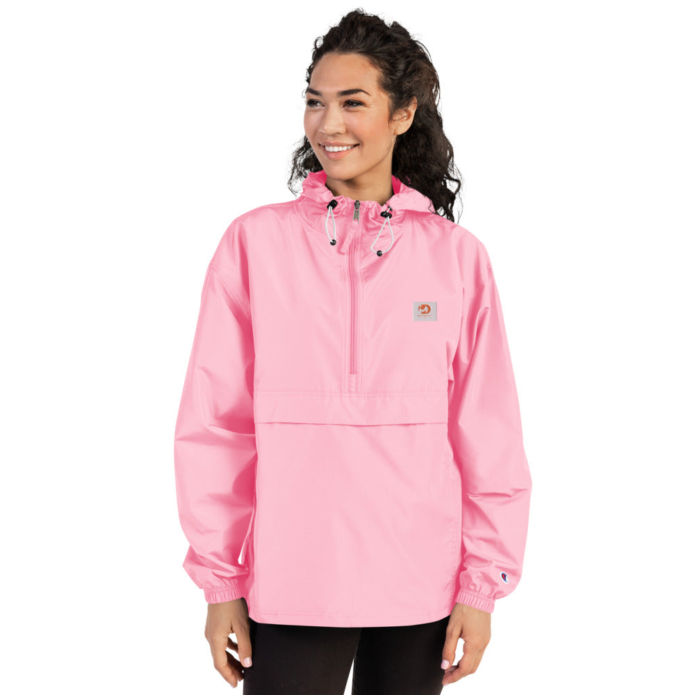 Women’s Mud Sweat Embroidered Champion Packable Jacket