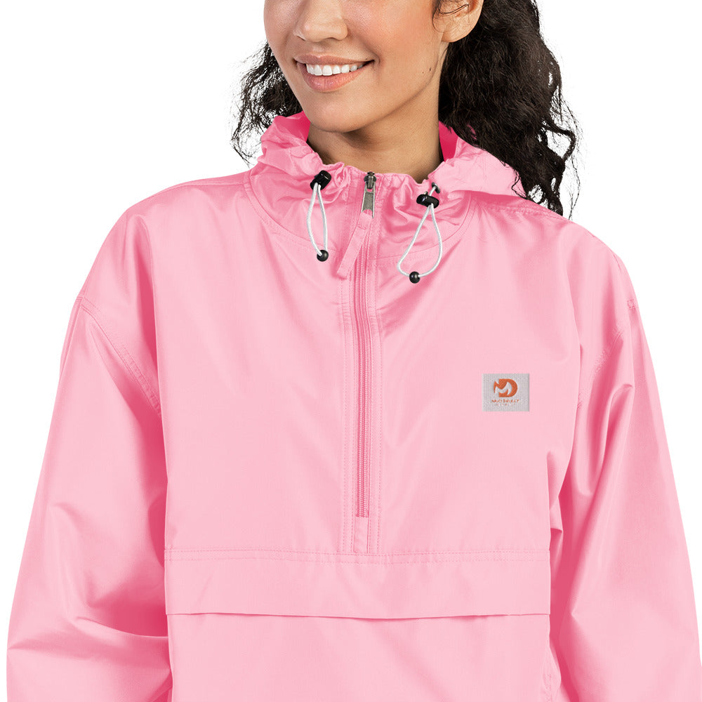 Women’s Mud Sweat Embroidered Champion Packable Jacket