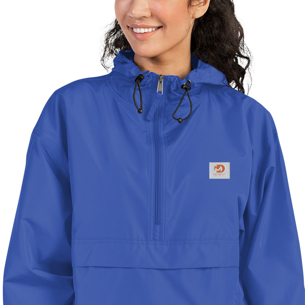 Women’s Mud Sweat Embroidered Champion Packable Jacket