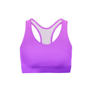 Pink Purple Ombre Sports Bra