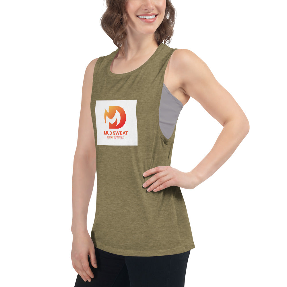 Ladies’ Mud Sweat Muscle Tank